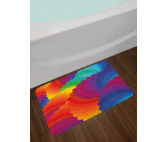 Sea Shell Stripes Bath Mat