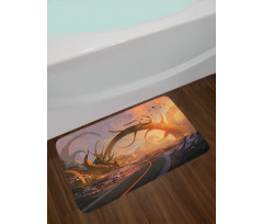 Fairy Sunset Highway Bath Mat