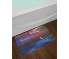 Psychedelic Sky Star Bath Mat