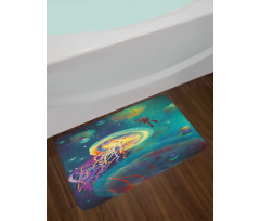 Submarine Jellyfish Bath Mat