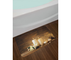 Valetines Day Flowers Bath Mat