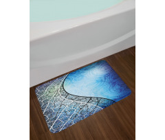 Psychedelic Branches Bath Mat