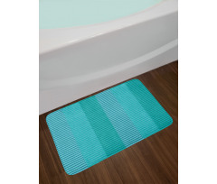 Digital Stripes Lines Bath Mat