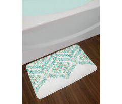 Vintage Floral Boho Bath Mat