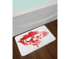 Gothic Skeleton Bath Mat