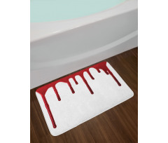 Halloween Zombie Crime Bath Mat