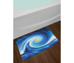 Surfer Wavy Sun Bath Mat