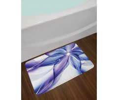 Geometric Flowers Bath Mat