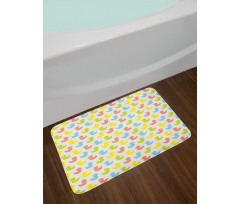 Colorful Baby Art Bath Mat