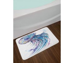 Aqua Colors Creative Bath Mat