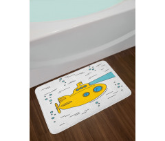 Ocean Bubbles Bath Mat