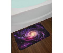 Cloudy Space Cosmos Bath Mat