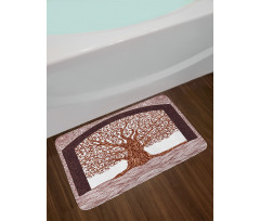 Sketchy Modern Waves Bath Mat