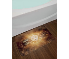 Spooky Scary Skull Baby Bath Mat