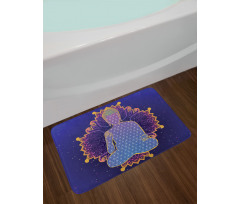 Yoga Ritual Karma Pose Bath Mat