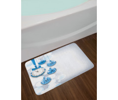 New Year Countdown Bath Mat