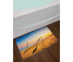 Sunrise at a Sea Shore Bath Mat