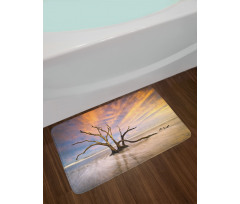 Dead Tree Sun Driftwood Bath Mat