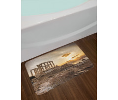 Greek Buildings Poseidon Bath Mat