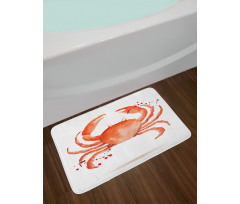 Sea Animals Theme Crabs Bath Mat