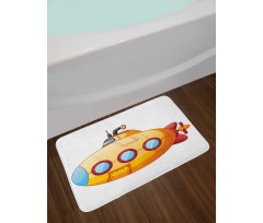 Sea Cartoon Bath Mat