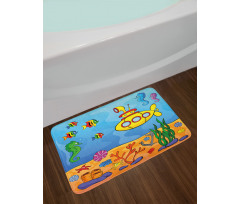 Submarine Seahorse Bath Mat