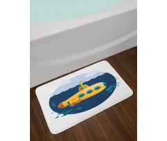 Sea Fish Cloud Bath Mat