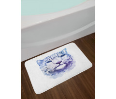 Leopard Wild Cat Bath Mat