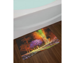 Digital Tropic Exotic Bath Mat