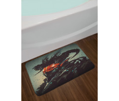 Romotic Demon Computer Bath Mat