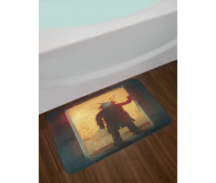 Rabbit Acrylic Print Bath Mat