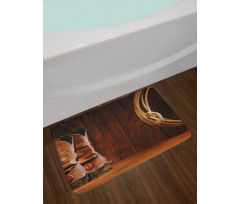 Cowboy Wild Sports Bath Mat