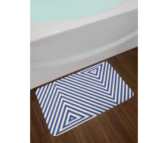 Triangle and Stripes Bath Mat