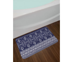 Floral Horizontal Bath Mat