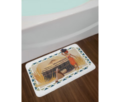 Native Lady Bath Mat