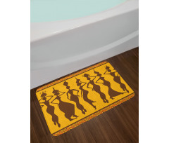 Exotic Females Bohemian Art Bath Mat