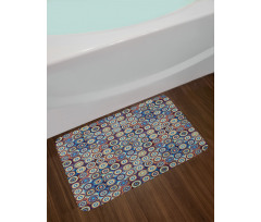 Ring Formed Circles Bath Mat