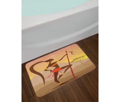 Savannah Amazon Girl Retro Bath Mat