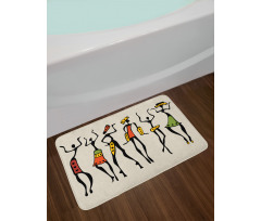 Clan Dancer Ethnic Bath Mat