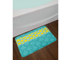 Fun Aqua Bubbles Bath Mat