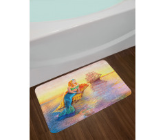 Mythical Ocean Bath Mat