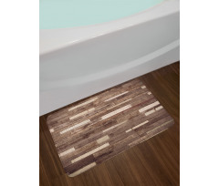 Brown Farmhouse Style Bath Mat