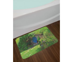 Fantasy Hobbit Land House Bath Mat