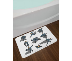 Superpowered Hero Bath Mat