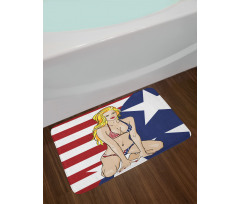 Blonde USA BEauty Bath Mat