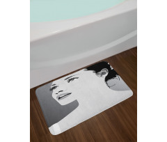 Digital Girl Bath Mat