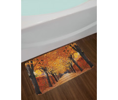 Pathway in the Woods Bath Mat