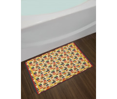 Pilgrims Hat Fall Bath Mat