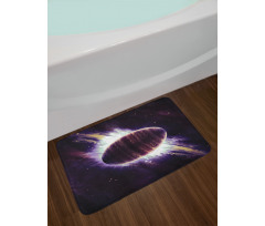 Trippy Planet Cosmos Bath Mat