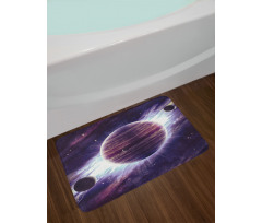 Outer Space Planets Mars Bath Mat